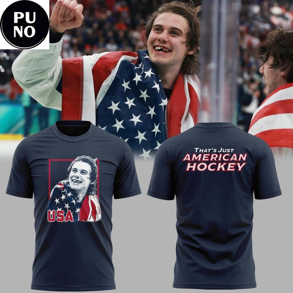 Jack Hughes USA Hockey Olympics Winter 2026 Champions Hero Hoodie