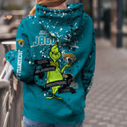 Custom NFL Jacksonville Jaguars Hoodie Leggings The Grinch Hoodie Rock Paper Scissors Throat Punch I Win