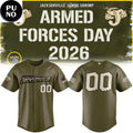 Jacksonville Jumbo Shrimp x Armed Forces Day 2026 Personalized Baseball Jersey