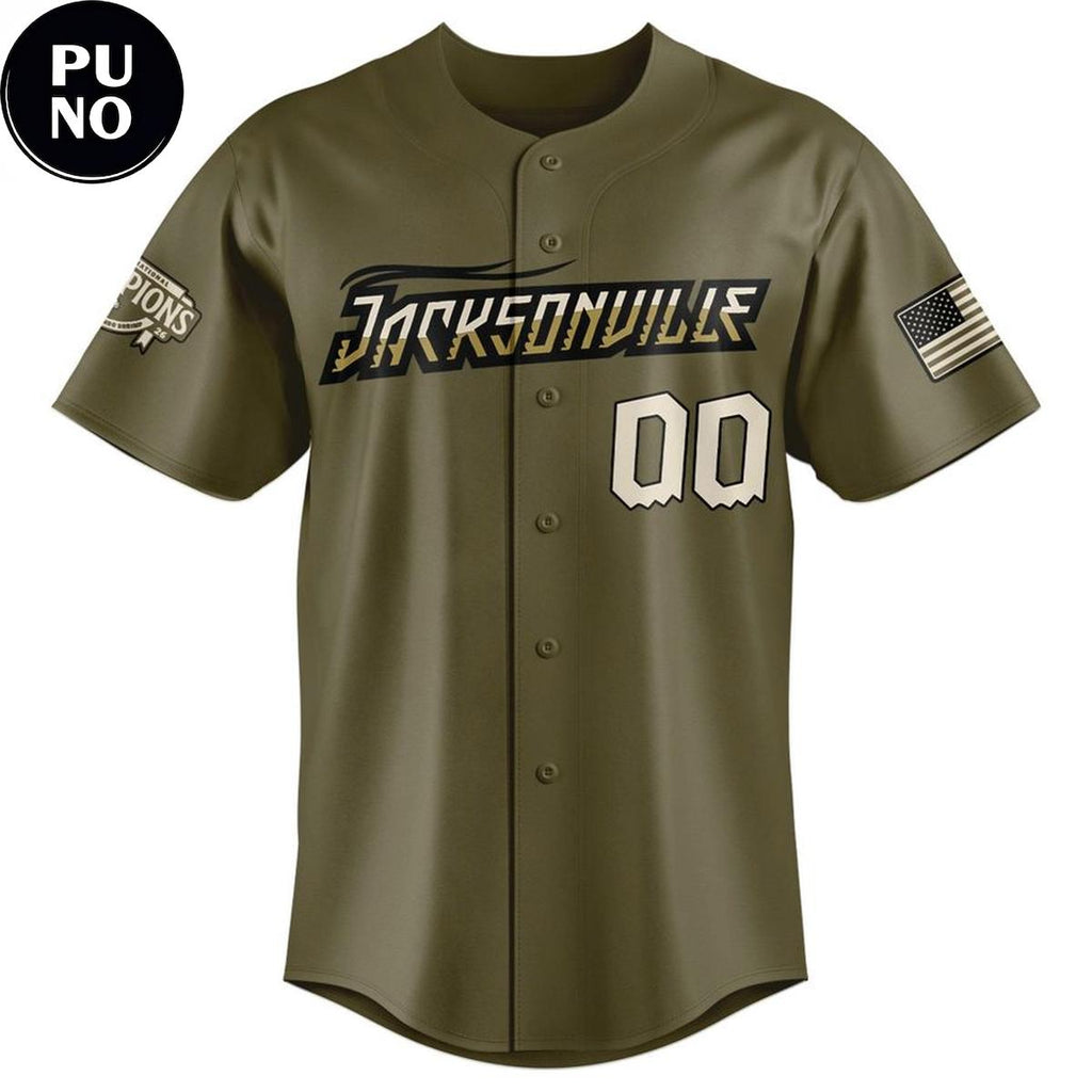Jacksonville Jumbo Shrimp x Armed Forces Day 2026 Personalized Baseball Jersey