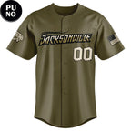 Jacksonville Jumbo Shrimp x Armed Forces Day 2026 Personalized Baseball Jersey