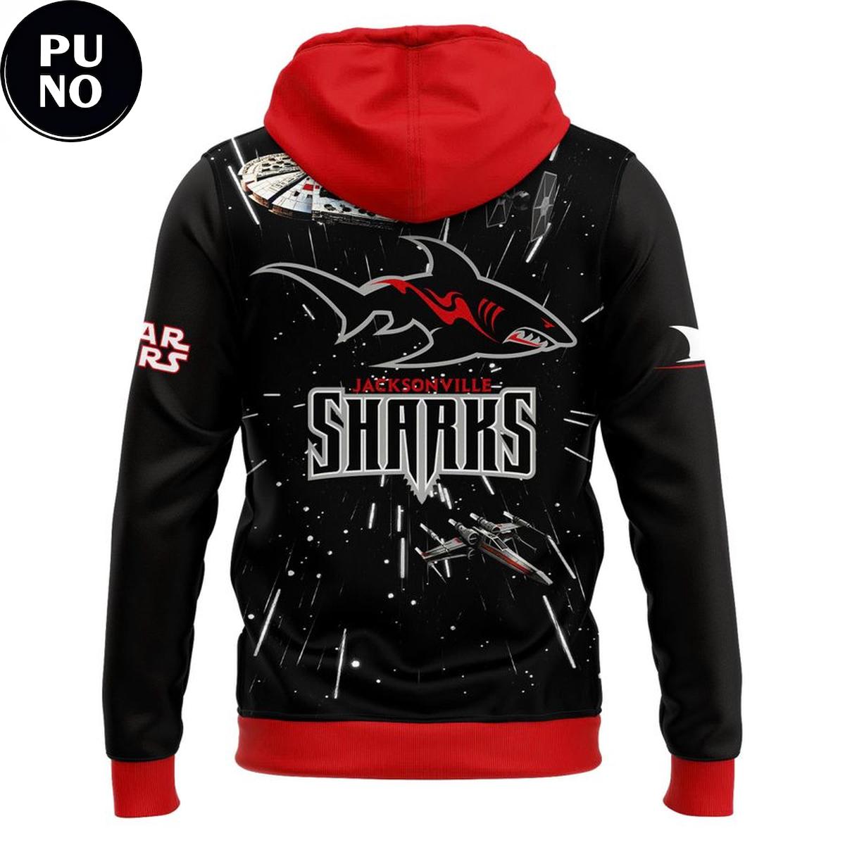 Jacksonville Sharks x Star Wars Night 2026 Hoodie T-Shirt