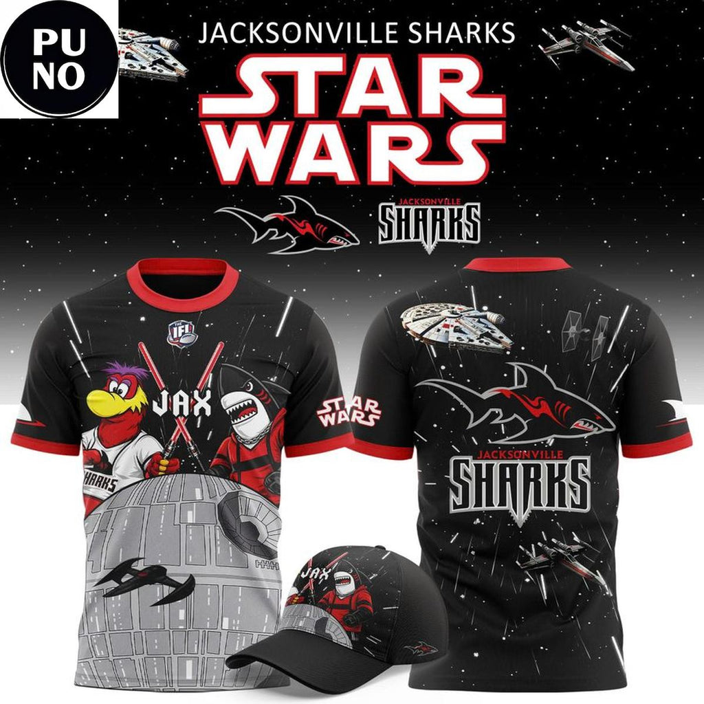 Jacksonville Sharks x Star Wars Night 2026 Hoodie T-Shirt