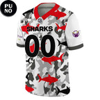 Jacksonville Sharks x Military Appreciation Night 2026 Personalized Baseball Jersey