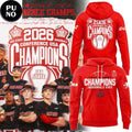Jacksonville State Gamecocks 2026 Conference USA Champions Hoodie T-Shirt
