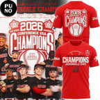Jacksonville State Gamecocks 2026 Conference USA Champions Hoodie T-Shirt