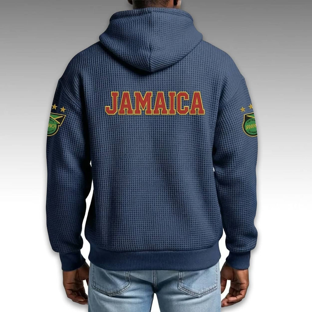 Jamaica World Cup 2026 Waffle Quarter Zip Hoodie
