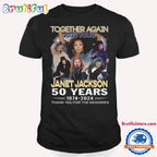 Janet Jackson Together Again 2024 Tour T Shirt, Janet Jackson Music Signature Shirt