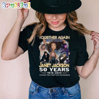 Janet Jackson Together Again 2024 Tour T Shirt, Janet Jackson Music Signature Shirt