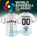 Japan Baseball 2026 World Baseball Classic White Jersey