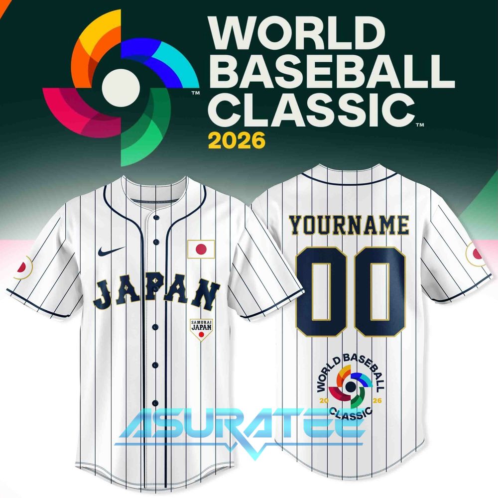 Japan Baseball 2026 World Baseball Classic White Jersey