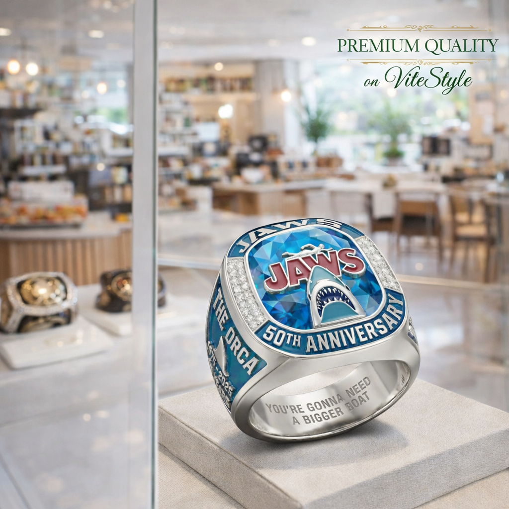 HOT Jaws 50th Anniversary Championship 3D Ring
