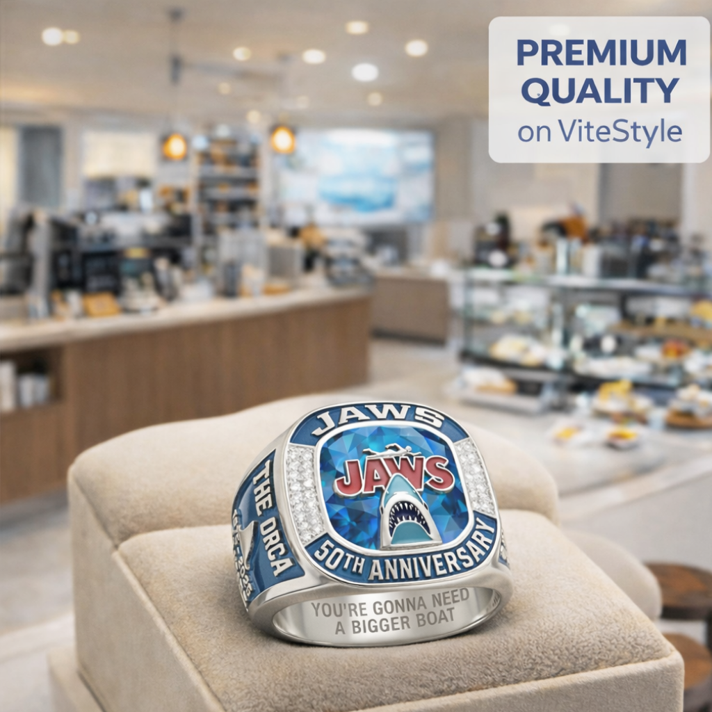 HOT Jaws 50th Anniversary Championship 3D Ring