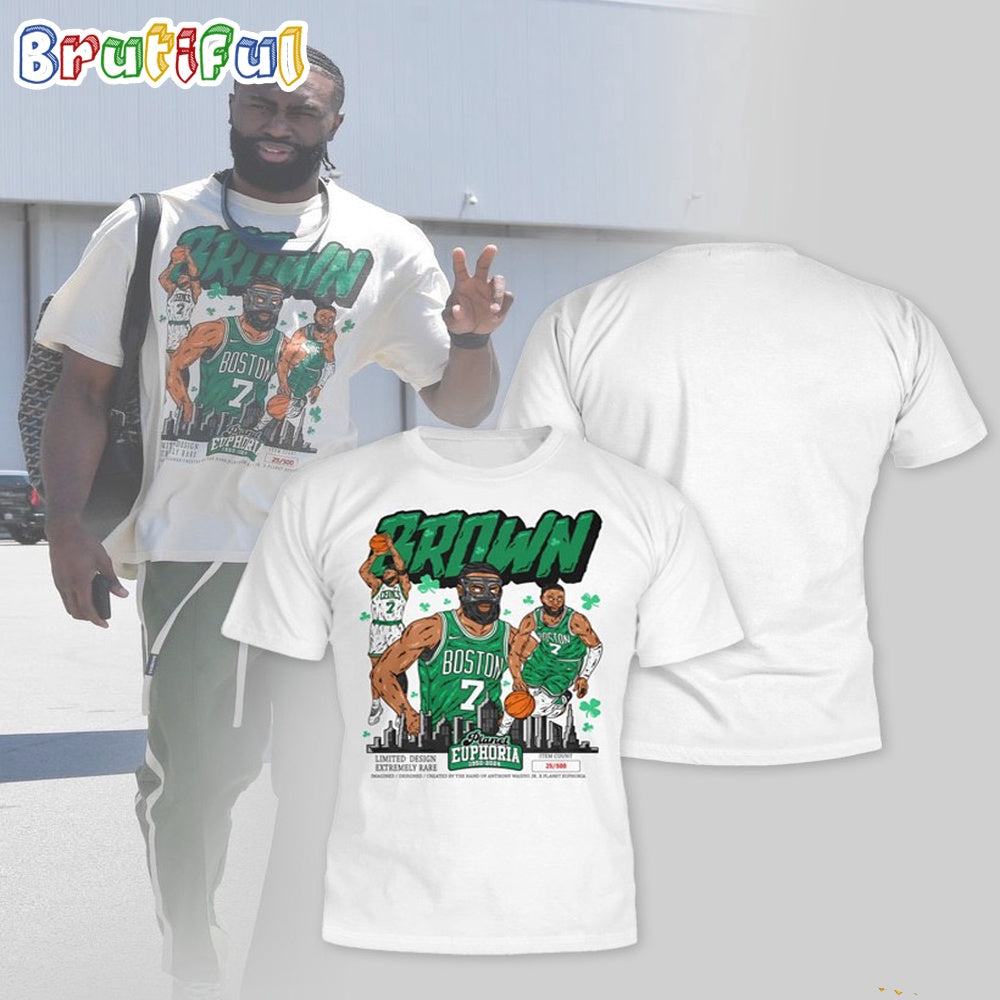 Jaylen Brown Boston Celtics Planel Euphoria T Shirt