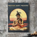 Jcole Meditate Don’t Medicate Art Print Canvas