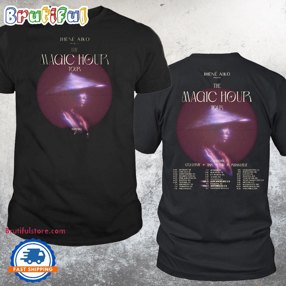Jhene Aiko Magic Hour Tour 2024 Schedule T Shirt