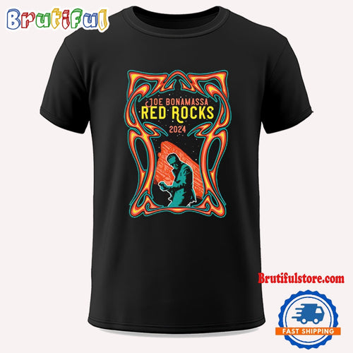 Joe Bonamassa 2024 Retro Red Rocks T Shirt