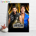 Johnny Gargano Vs Grayson Waller In An Unsanctioned Match At NXT Stand And Deliver Wall Art Poster Canvas