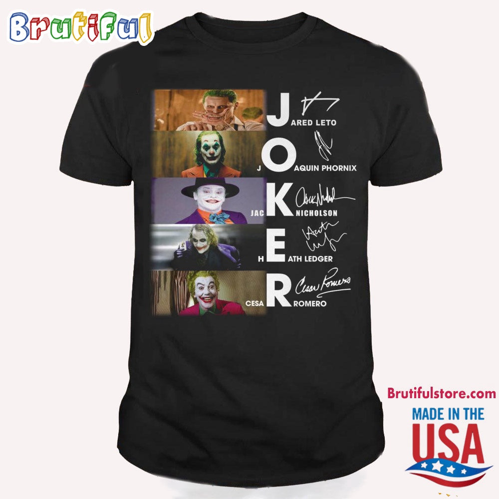 Joker Folie a Deux 2024 Signature T Shirt