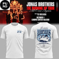 Jonas Brothers The Burning Up Tour All Over Again 2026 Raleigh NC T-Shirt