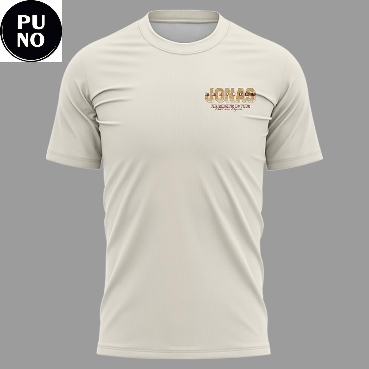 Jonas Brothers The Burning Up Tour All Over Again 2026 Washington DC T-Shirt