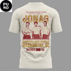 Jonas Brothers The Burning Up Tour All Over Again 2026 Washington DC T-Shirt