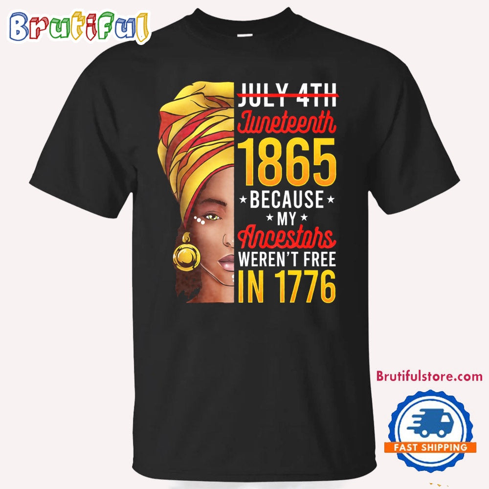 Juneteenth Tshirt, July 4th Juneteenth 1865 Shirt