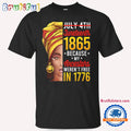 Juneteenth Tshirt, July 4th Juneteenth 1865 Shirt