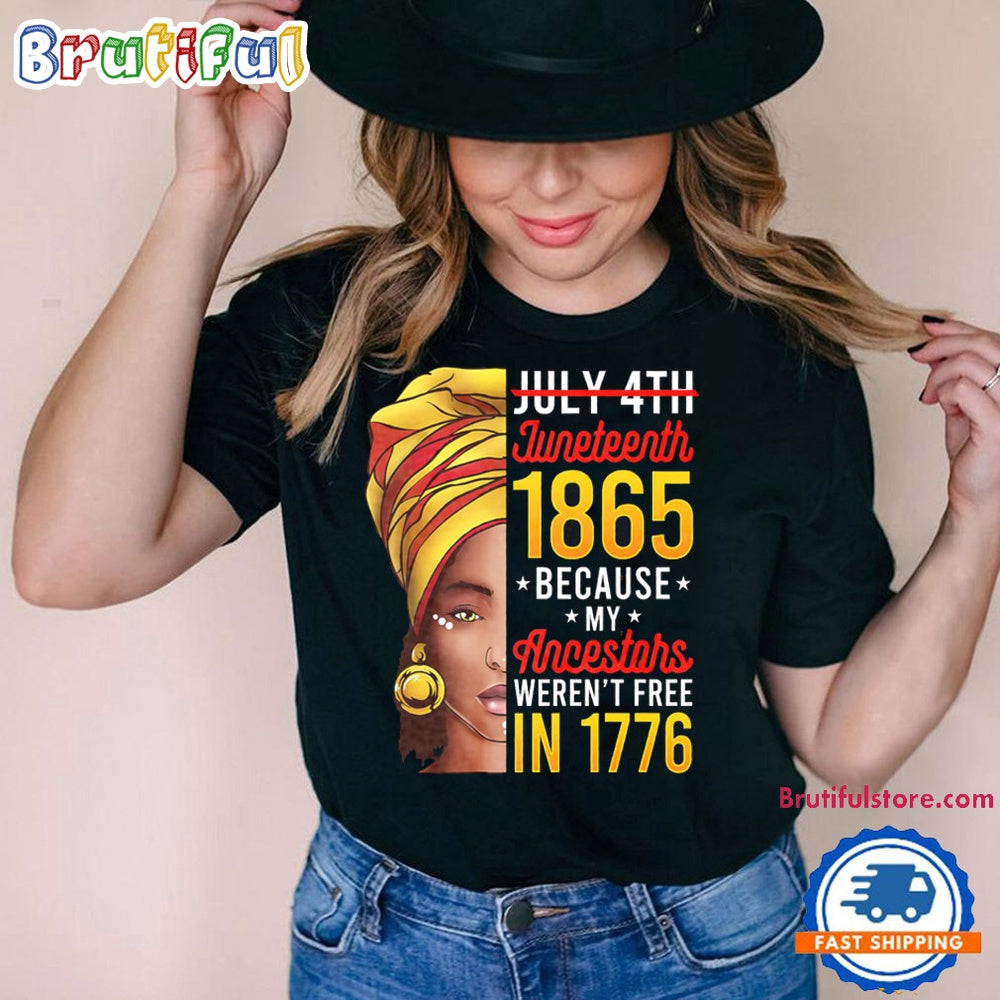 Juneteenth Tshirt, July 4th Juneteenth 1865 Shirt