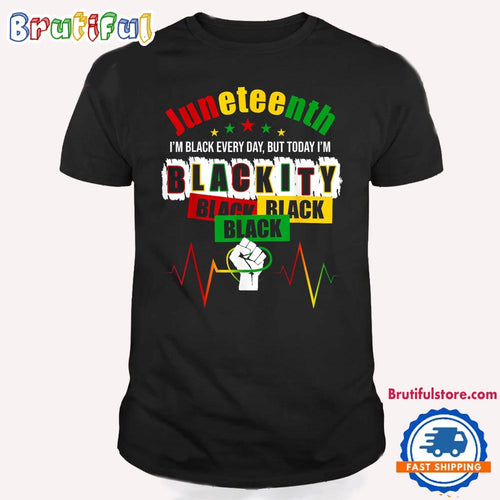 Juneteenth Tshirt, Juneteenth Blackity African America Black T Shirt
