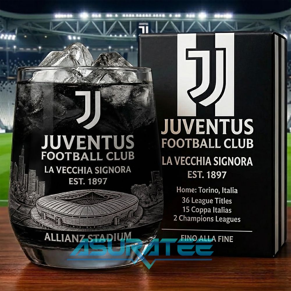 Juventus FC La Vecchia Signora 2026 Commemorative Whiskey Glass