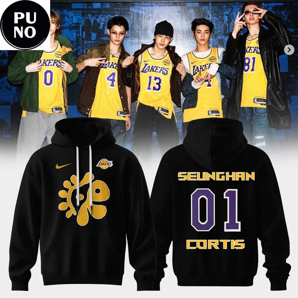 K-Pop Energy Cortis x Los Angeles Lakers 2026 Personalized Hoodie