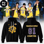 K-Pop Energy Cortis x Los Angeles Lakers 2026 Personalized Hoodie