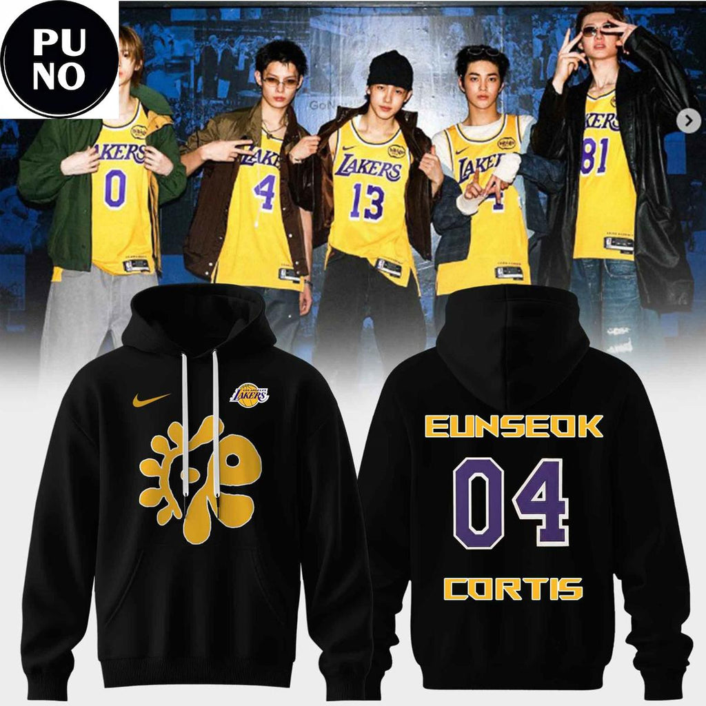 K-Pop Energy Cortis x Los Angeles Lakers 2026 Personalized Hoodie