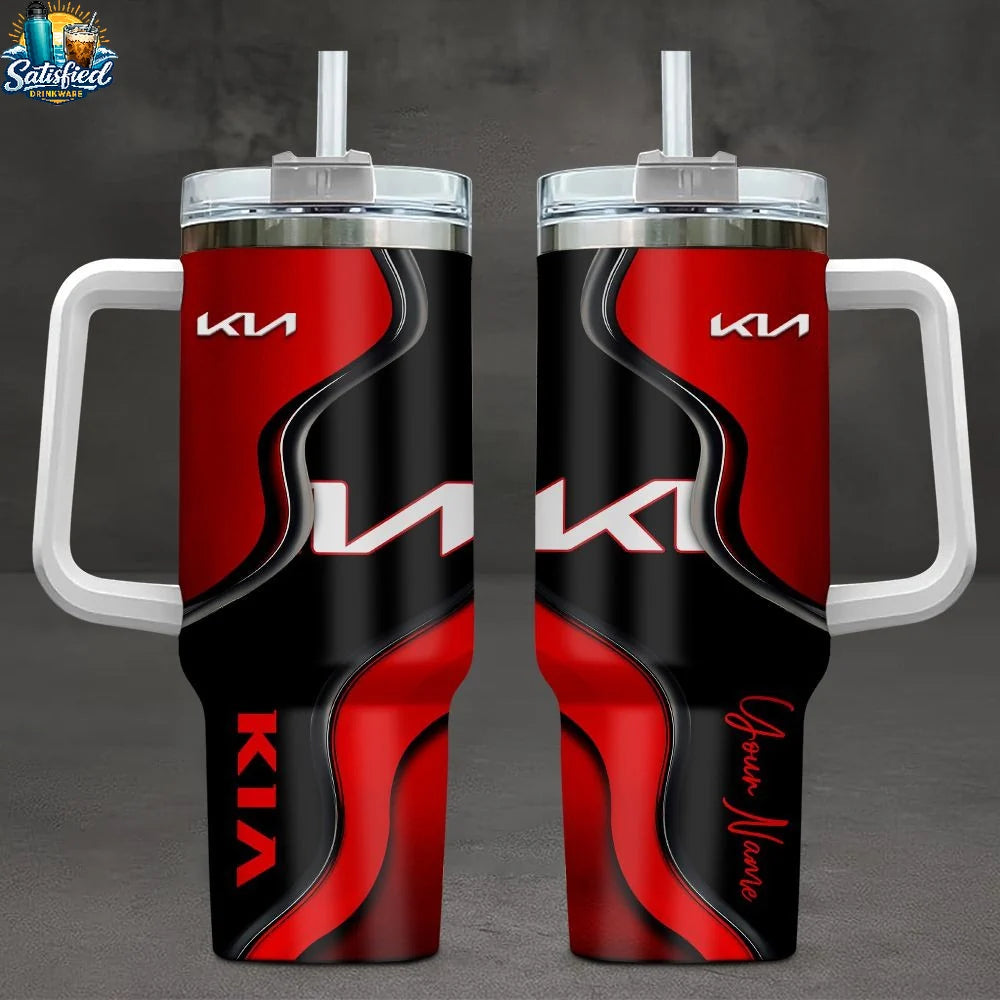 KIA Stainless Steel Tumbler With Handle