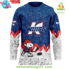 Peanuts Hockey Jersey Kalamazoo Wings Anniversary Limited Edition