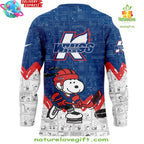 Peanuts Hockey Jersey Kalamazoo Wings Anniversary Limited Edition