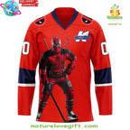 Deadpool Hockey Jersey Kalamazoo Wings Super Hero Night 2026