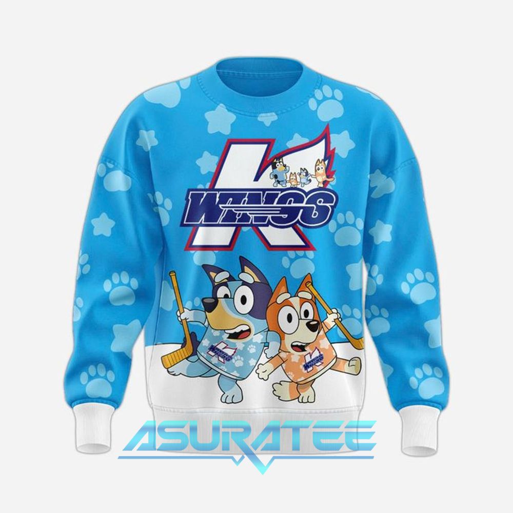 Kalamazoo Wings x Bluey 2025 Limited Edition Sweatshirt
