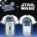 Kannapolis Cannon Ballers 2026 Star Wars Night R2-D2 Personalized Baseball Jersey