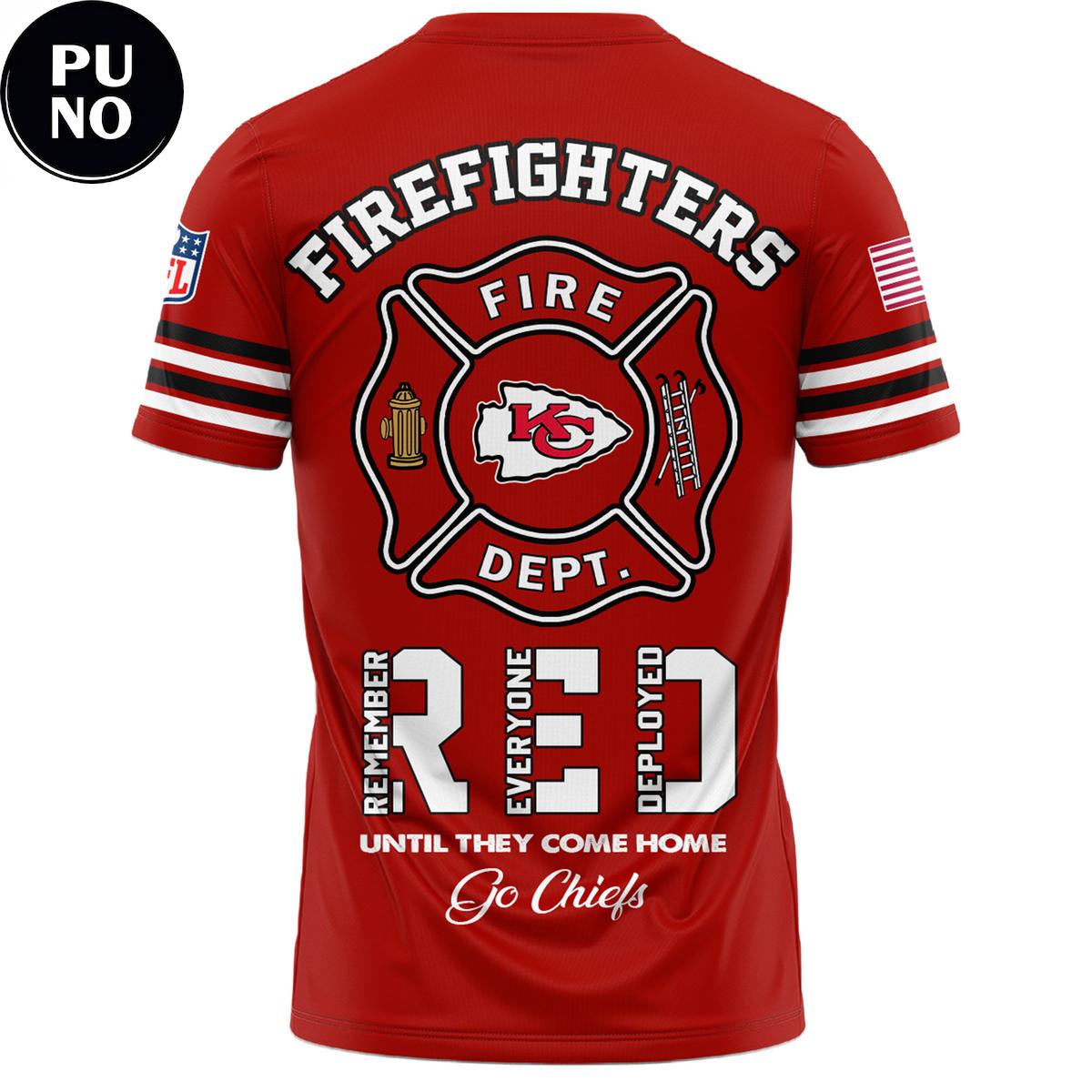 Kansas City Chiefs 2026 Firefighter Appreciation Night Shirt