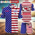 Kansas City Chiefs American Flag Hawaii Shirt