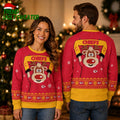 Kansas City Chiefs Cute Reindeer Ugly Christmas Sweater