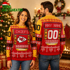 Kansas City Chiefs Game Day Scoreboard Ugly Christmas Sweater
