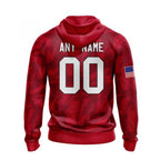 NFL Kansas City Chiefs Hoodie Personalized Name And Number 3D Hoodie With United States Flag Unisex Hoodie