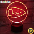 Kansas City Chiefs Night Light 3D LED Lamp
