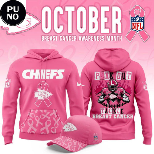 Kansas City Chiefs October Breast Cancer Awareness Month 2026 Hoodie