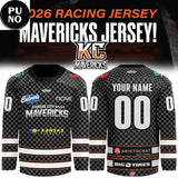 Kansas City Mavericks 2026 Racing Personalized Hockey Jersey