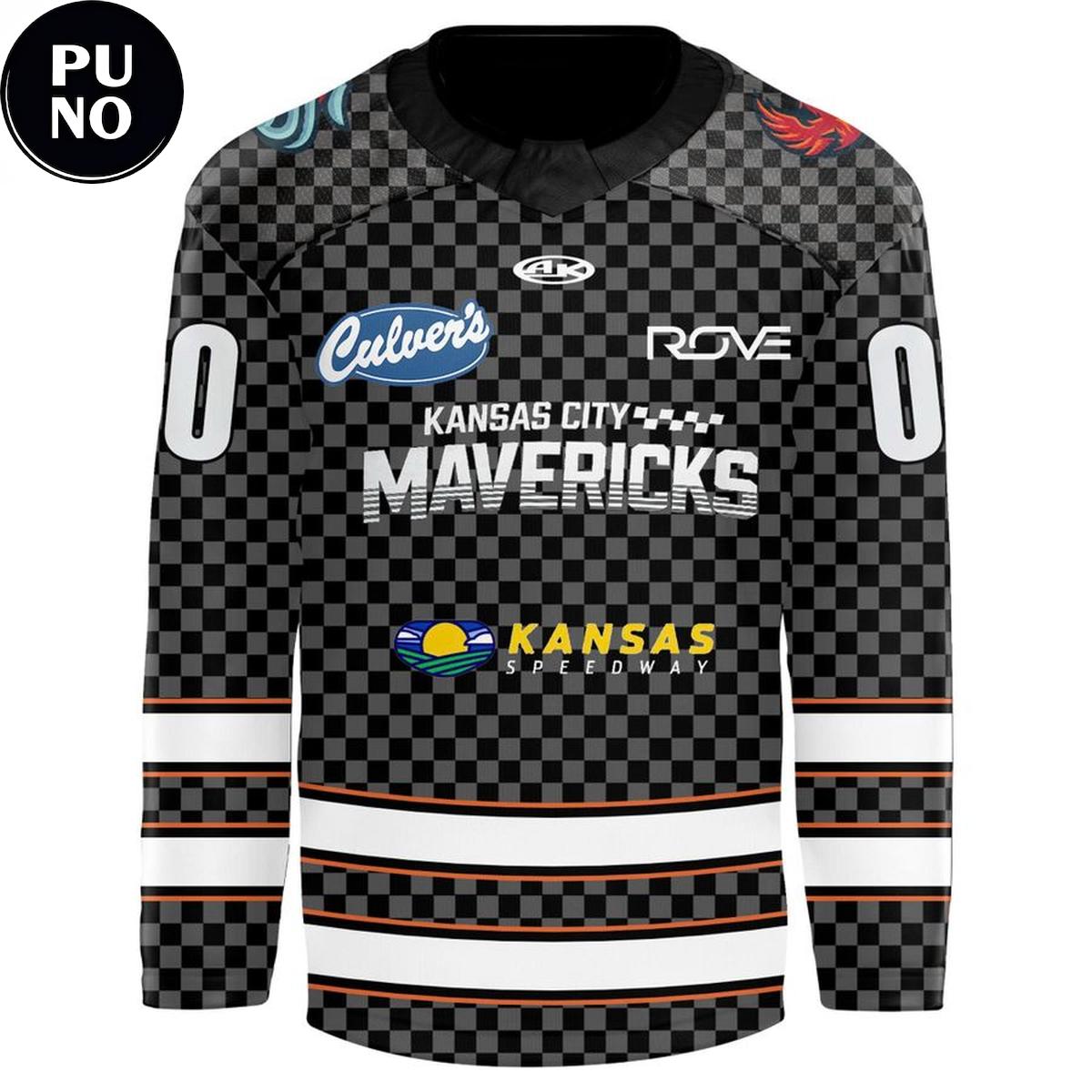 Kansas City Mavericks 2026 Racing Personalized Hockey Jersey
