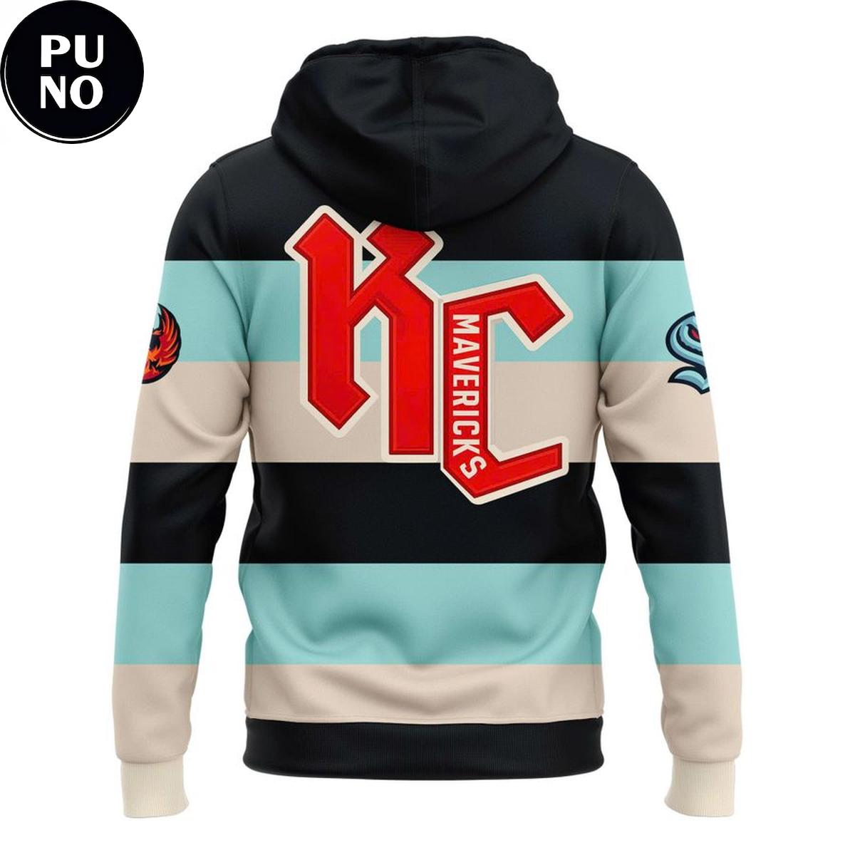 Kansas City Mavericks Affiliate Night 2026 Seattle Kraken Hoodie